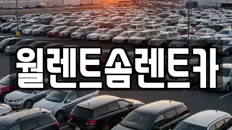 경기도 과천시 중앙동 렌트카 전문 월렌트솜렌트카