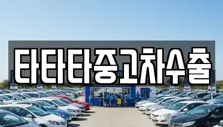 경기도 광주시 중대동 중고차 전문 타타타중고차수출