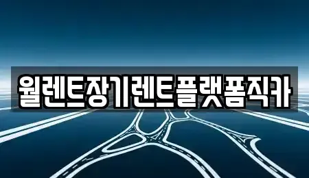 경기도 동두천시 광암동 렌트카 전문 월렌트장기렌트플랫폼직카