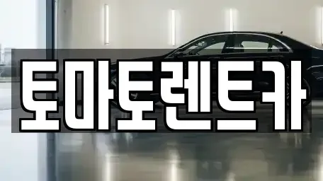 경기도 동두천시 광암동 렌트카 전문 토마토렌트카