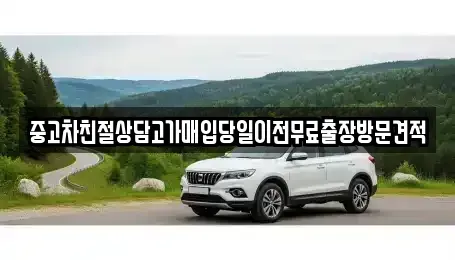 경기도 동두천시 송내동 중고차매입 전문 중고차친절상담고가매입당일이전무료출장방문견적