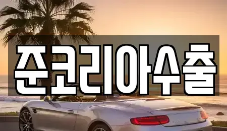 경기도 부천시 원미구 약대동 중고차매매 전문 준코리아수출