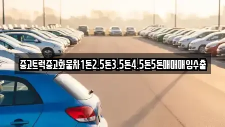 경기도 성남시 중원구 중고차매매 전문 중고트럭중고화물차1톤2.5톤3.5톤4.5톤5톤매매매입수출