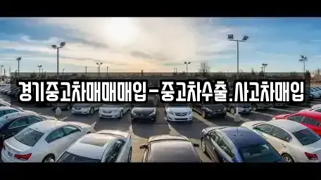 경기도 수원시 장안구 하광교동 중고차 전문 경기중고차매매매입-중고차수출.사고차매입