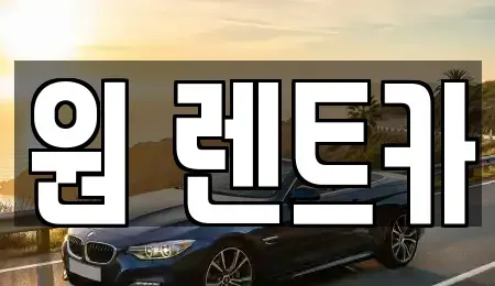 경기도 수원시 팔달구 중동 렌트카 전문 원 렌트카