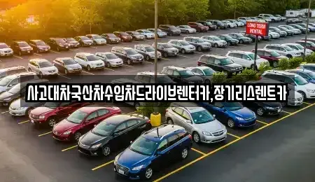 경기도 시흥시 논곡동 렌트카 전문 사고대차국산차수입차드라이브렌터카,장기리스렌트카