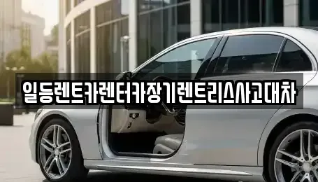 경기도 시흥시 논곡동 렌트카 전문 일등렌트카렌터카장기렌트리스사고대차