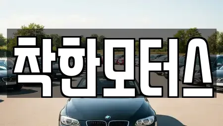 경기도 시흥시 논곡동 중고차 전문 착한모터스