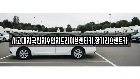경기도 시흥시 조남동 렌트카 전문 사고대차국산차수입차드라이브렌터카,장기리스렌트카