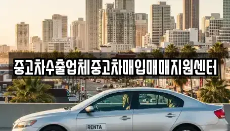 경기도 시흥시 조남동 중고차매입 전문 중고차수출업체중고차매입매매지원센터