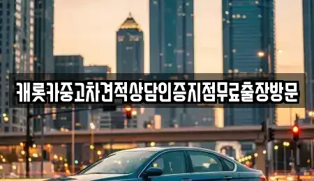 경기도 양평군 양서면 중고차매매 전문 캐롯카중고차견적상담인증지점무료출장방문