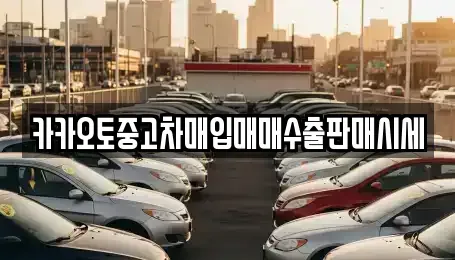 경기도 용인시 수지구 풍덕천동 중고차매입 전문 카카오토중고차매입매매수출판매시세