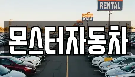 경기도 의정부시 자일동 렌트카 전문 몬스터자동차
