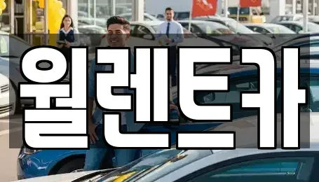 경기도 의정부시 자일동 렌트카 전문 월렌트카