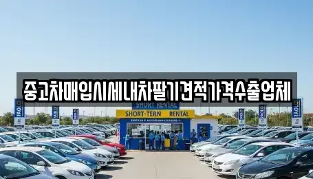 경기도 이천시 단월동 중고차매입 전문 중고차매입시세내차팔기견적가격수출업체