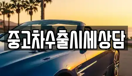 경기도 이천시 송정동 중고차 전문 중고차수출시세상담