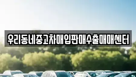 경기도 이천시 송정동 중고차매입 전문 우리동네중고차매입판매수출매매센터