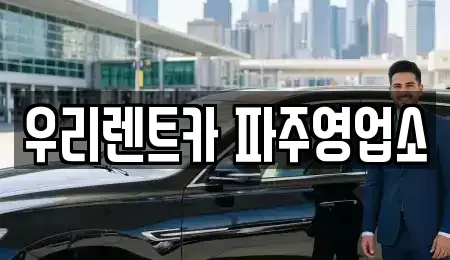 경기도 파주시 월롱면 렌트카 전문 우리렌트카 파주영업소