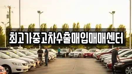 경기도 파주시 탄현면 중고차 전문 최고가중고차수출매입매매센터