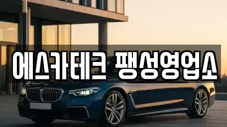 경기도 평택시 용이동 렌트카 전문 에스카테크 팽성영업소