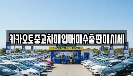 경기도 평택시 용이동 중고차매입 전문 카카오토중고차매입매매수출판매시세
