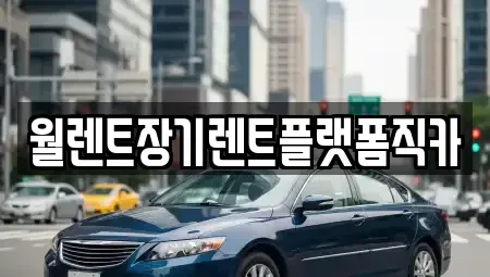 경기도 하남시 천현동 장기렌트카 전문 월렌트장기렌트플랫폼직카