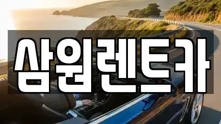경기도 하남시 초이동 렌트카 전문 삼원렌트카