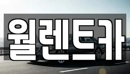 경기도 화성시 황계동 렌트카 전문 월렌트카