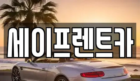 경남 김해시 삼계동 렌트카 전문 세이프렌트카