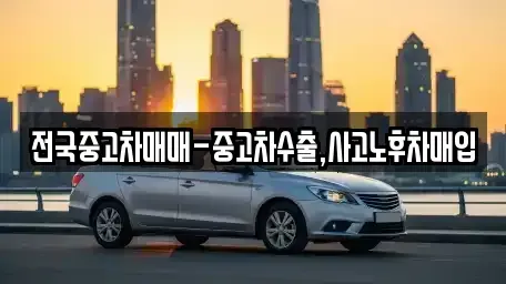 경남 김해시 삼계동 중고차 전문 전국중고차매매-중고차수출,사고노후차매입