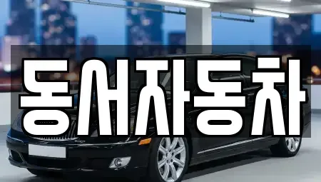 경남 양산시 산막동 중고차 전문 동서자동차