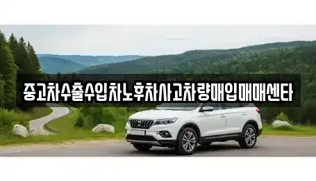 경남 양산시 산막동 중고차매입 전문 중고차수출수입차노후차사고차량매입매매센타