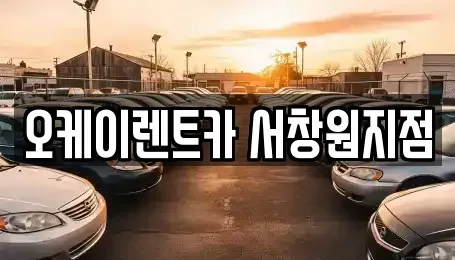 경남 창원시 마산회원구 렌트카 전문 오케이렌트카 서창원지점