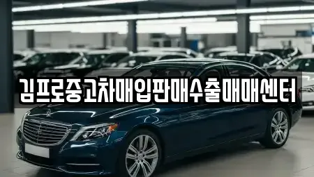 경남 창원시 의창구 중고차매입 전문 김프로중고차매입판매수출매매센터