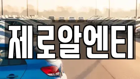 경남 창원시 진해구 대천동 렌트카 전문 제로알엔티