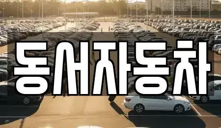 경남 함양군 서상면 중고차매매 전문 동서자동차