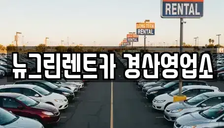 경북 경산시 중방동 렌트카 전문 뉴그린렌트카 경산영업소