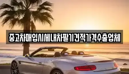 경북 경산시 중방동 중고차매입 전문 중고차매입시세내차팔기견적가격수출업체