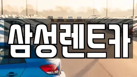경북 경주시 충효동 렌트카 전문 삼성렌트카