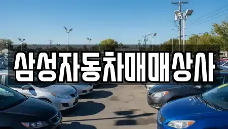경북 김천시 아포읍 중고차 전문 삼성자동차매매상사