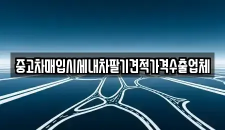 경북 상주시 함창읍 중고차매입 전문 중고차매입시세내차팔기견적가격수출업체