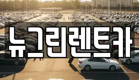 경북 성주군 월항면 렌트카 전문 뉴그린렌트카
