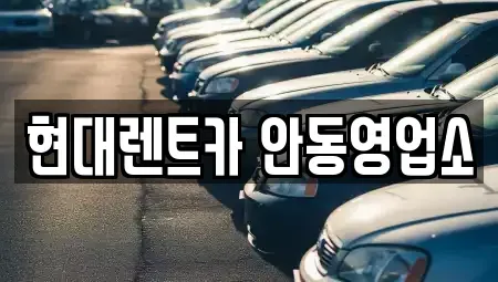 경북 안동시 삼산동 렌트카 전문 현대렌트카 안동영업소