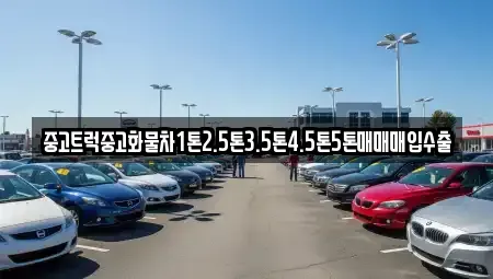 경북 안동시 신세동 중고차매입 전문 중고트럭중고화물차1톤2.5톤3.5톤4.5톤5톤매매매입수출