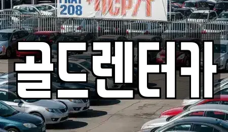 경북 안동시 신안동 렌트카 전문 골드렌터카