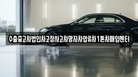 경북 영천시 임고면 중고차매매 전문 수출중고차법인차고장사고차망자차압류차1톤차매입센터