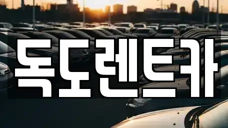 경북 울릉군 렌트카 전문 독도렌트카