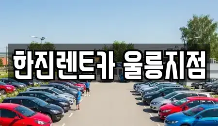 경북 울릉군 렌트카 전문 한진렌트카 울릉지점