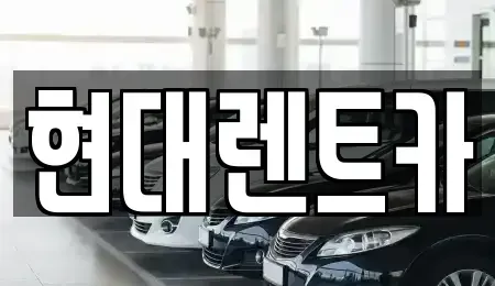 경북 울진군 북면 렌트카 전문 현대렌트카