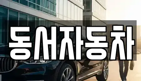 경북 포항시 북구 기계면 중고차 전문 동서자동차